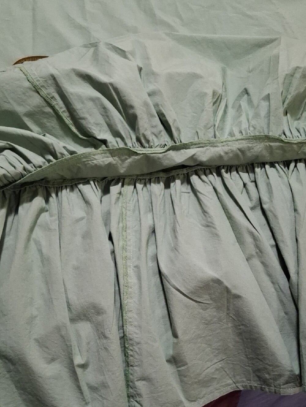 Green Ruffle Sleeve Maxi Dress - Picture 9 of 10